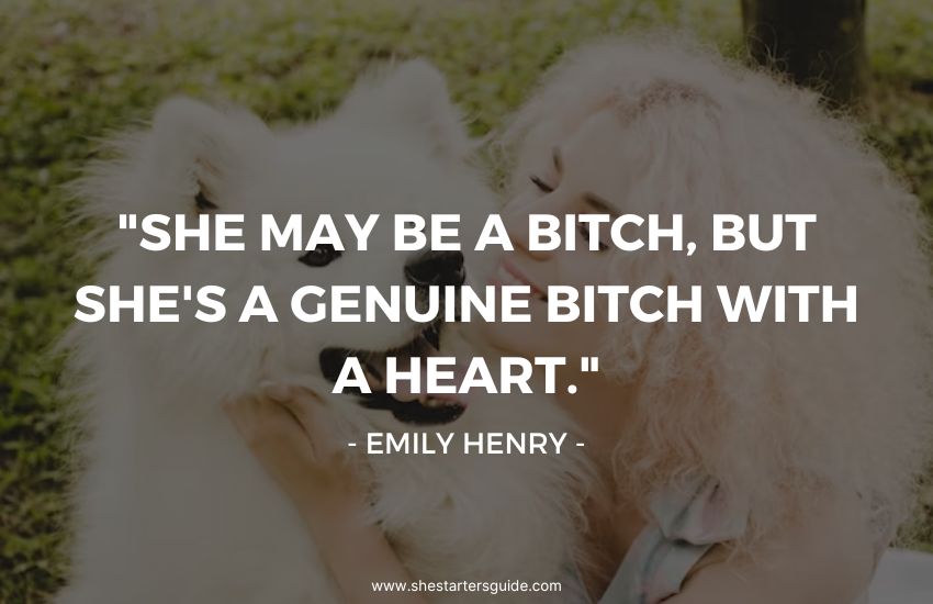 bad bitch quote by emily henry