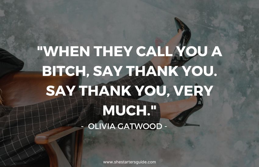 bad bitch quote by olivia gatwood