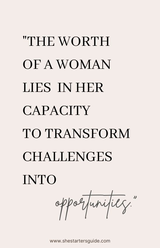 value and worth of a woman quote